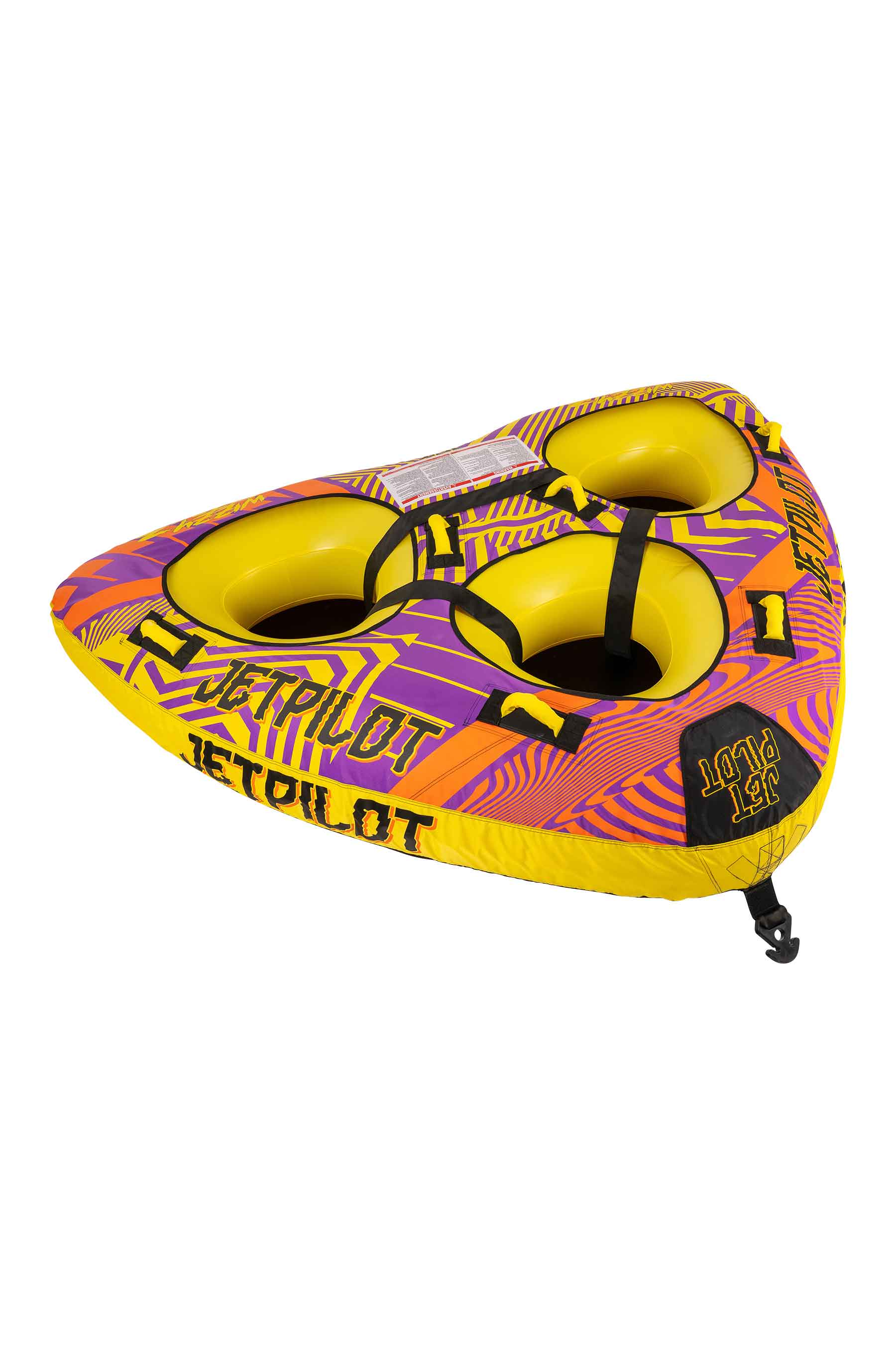 Jetpilot Wizzy Dizzy 3 Towable - Orange/Purple 6