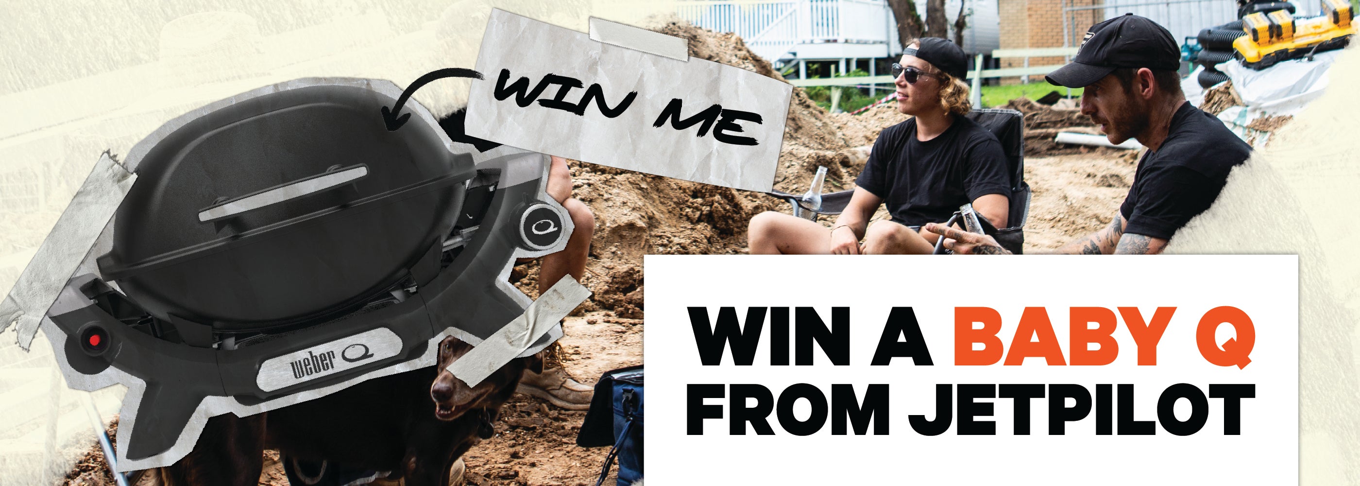 Jetpilot Australia | Weber Baby Q Promo Web Banner Desktop