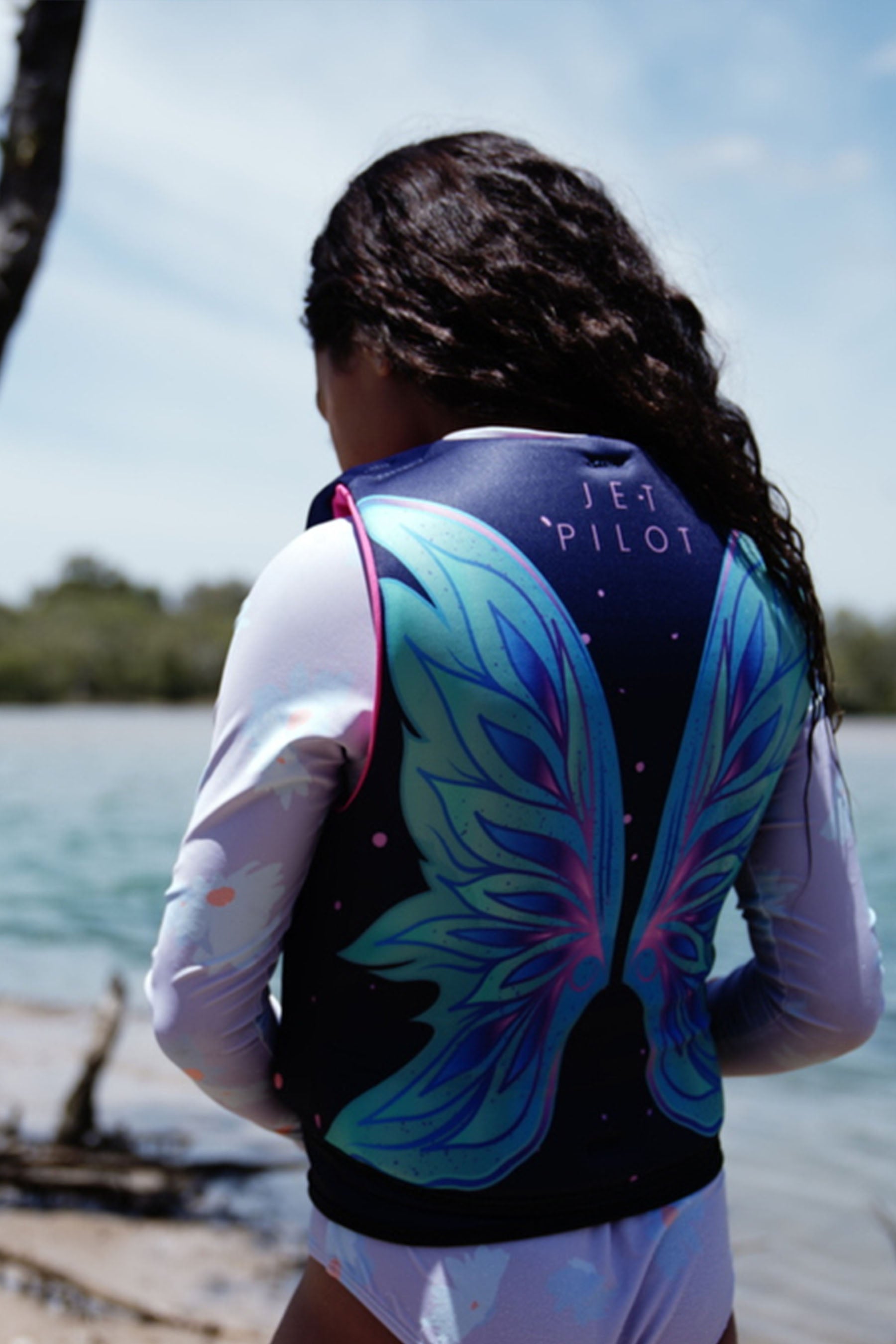 Jetpilot Wings Youth Cause Neo Life Jacket - Navy