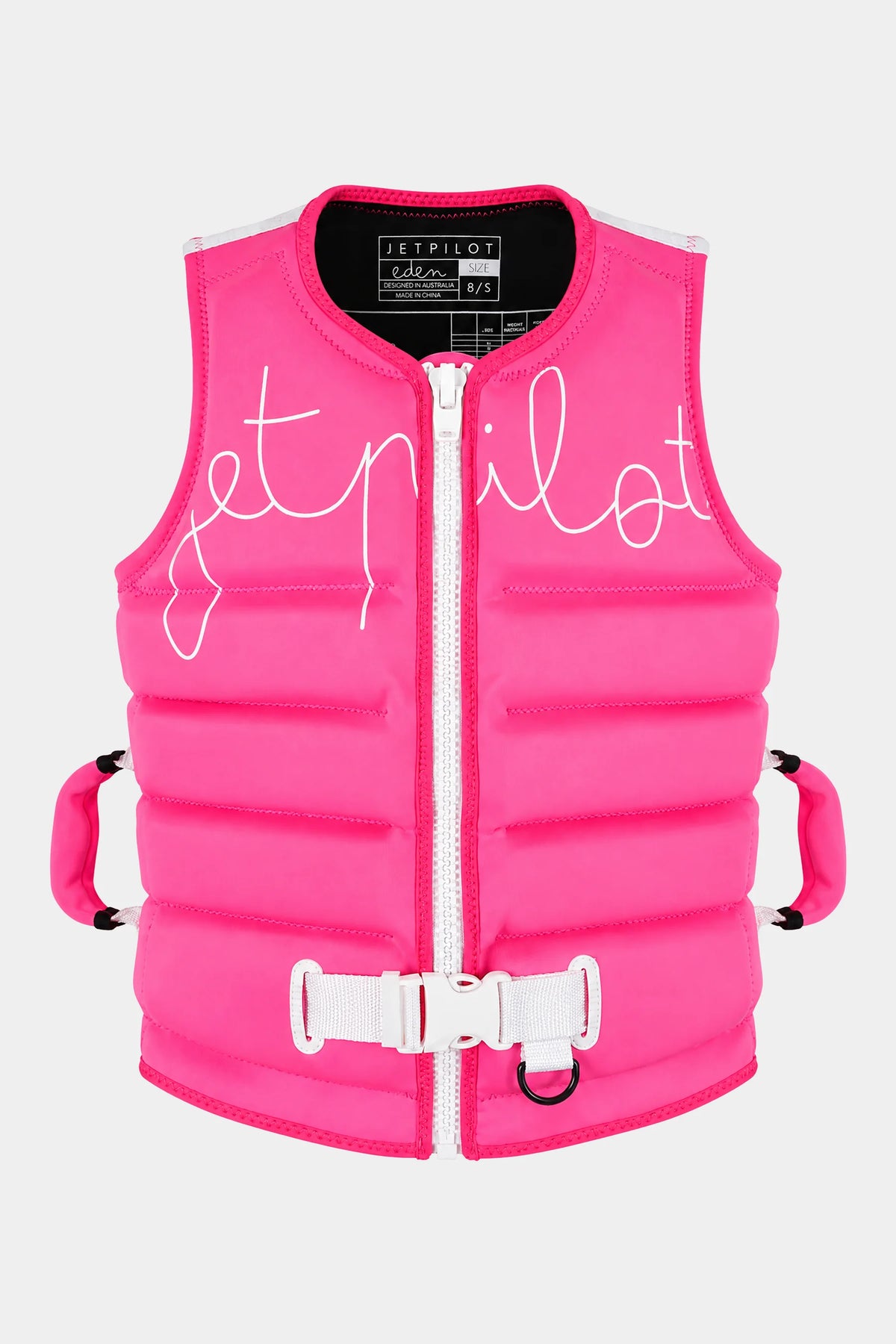 Jetpilot Eden Ladies PWC Life Jacket - Pink, front view