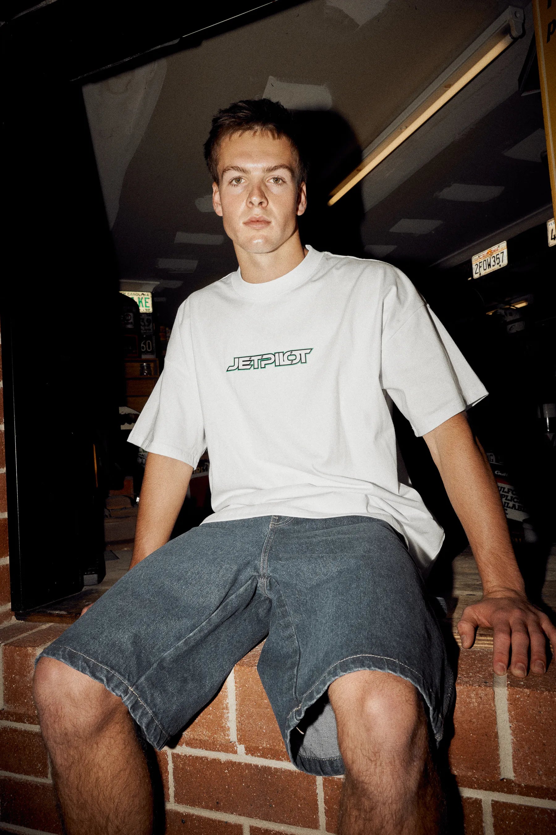 Jetpilot Stocked Up Mens Tee - White