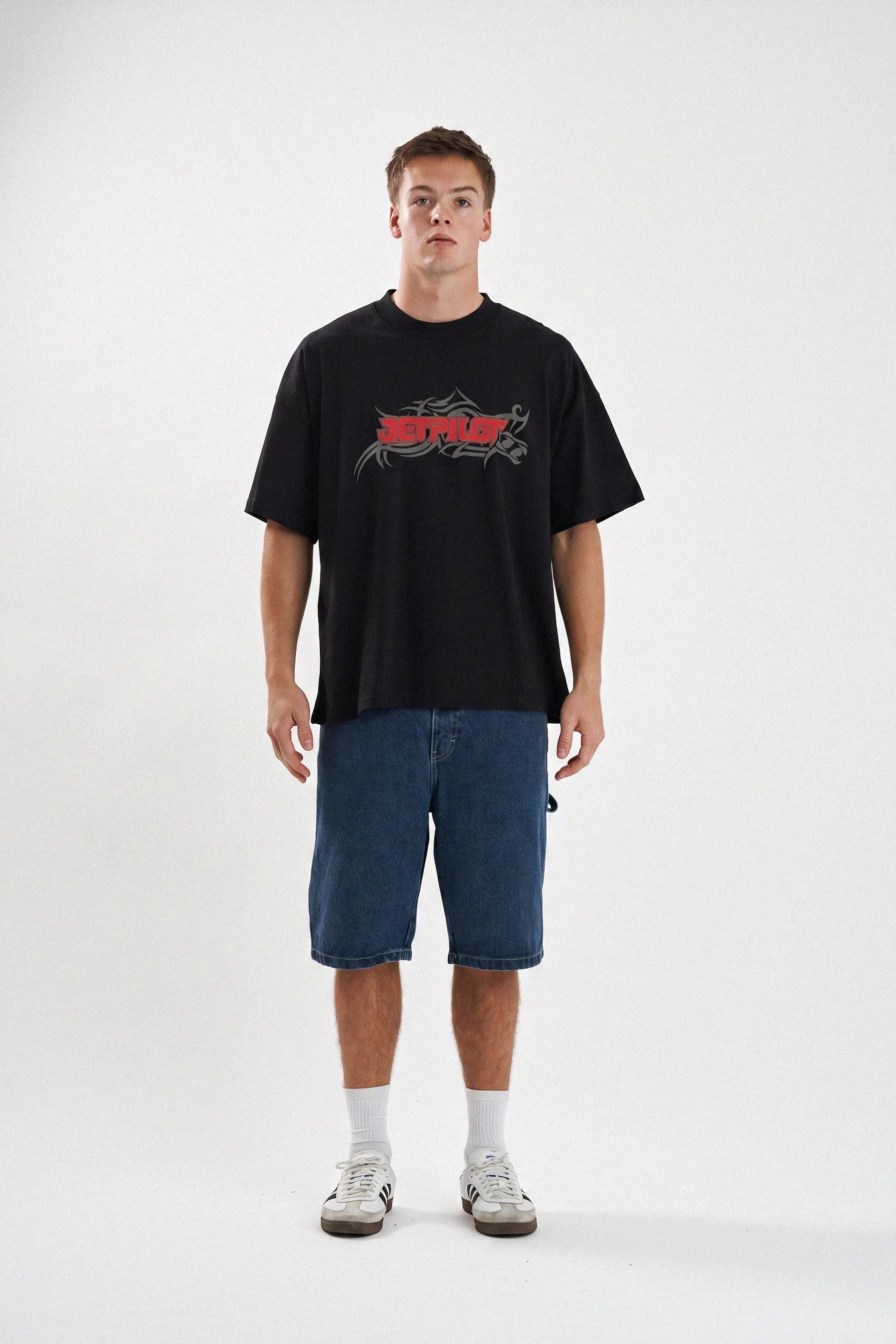 Jetpilot Boarder Mens Tee - Black