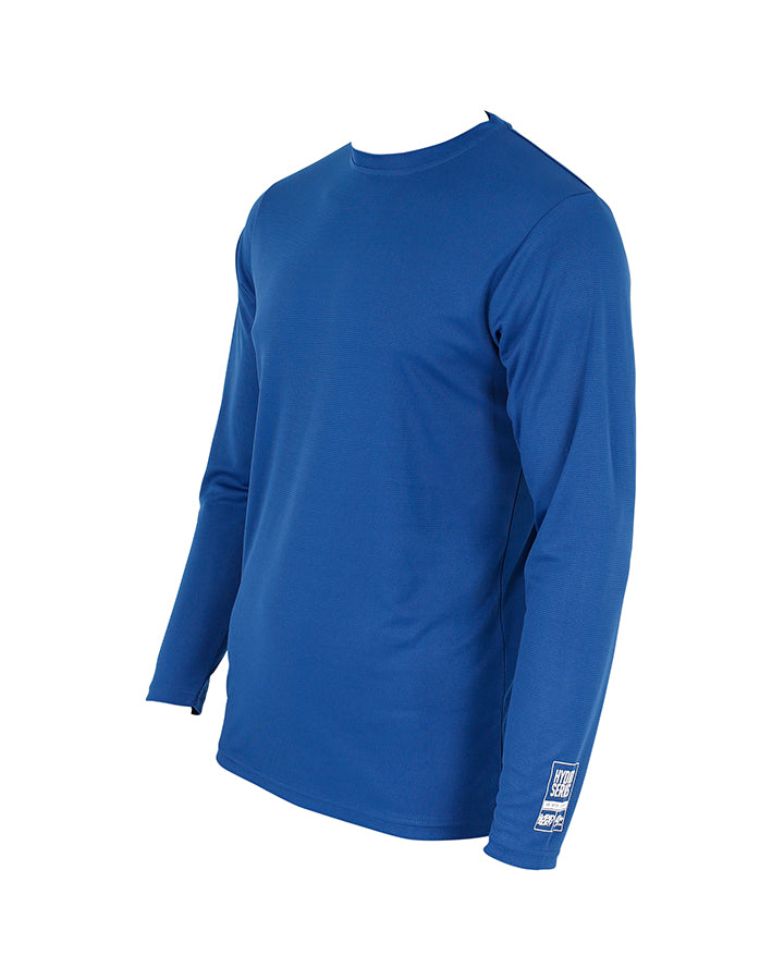 Jetpilot Mens Corp L/S Hydro Tee - Blue