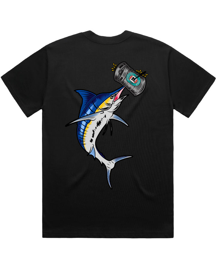 Keg Fishin Mens Ss Tee Black