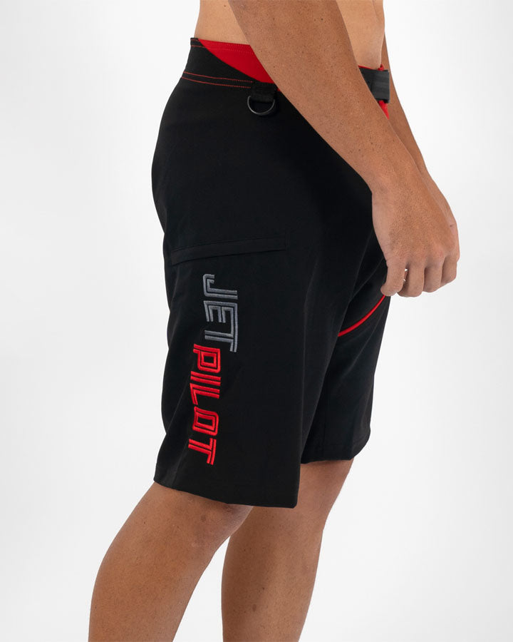 Splice Tilt Mens Boardshorts - Black Red