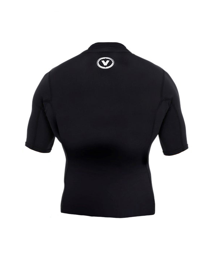 Venture Thermafleece Mens Short Sleeve Rashie - Black 2