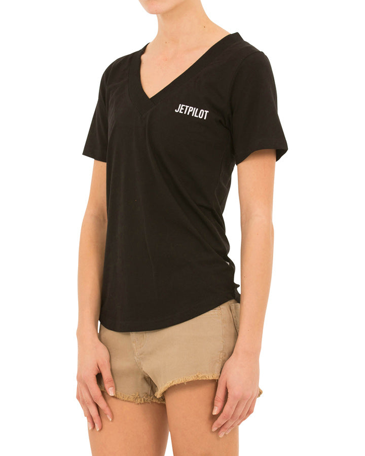 Jetpilot Got Moves Ladies Tee - Black