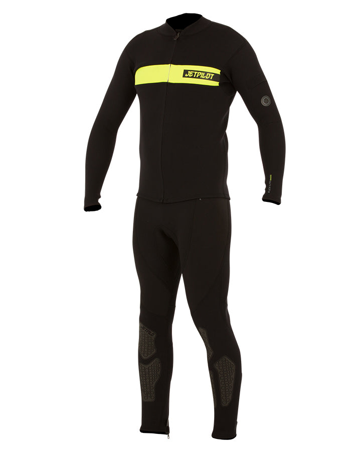 Jetpilot Mens Venture John And Jacket - Black/Yellow 2