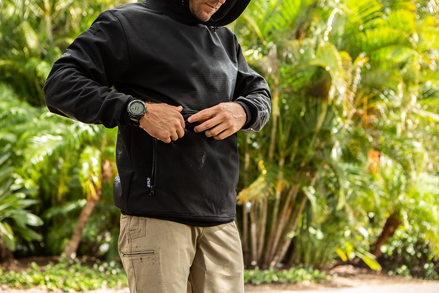 Utility Hoodie - Black