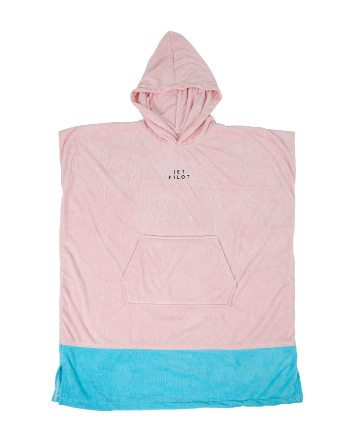 Jetpilot Ladies Flight Hooded Towel - Pink/Blue