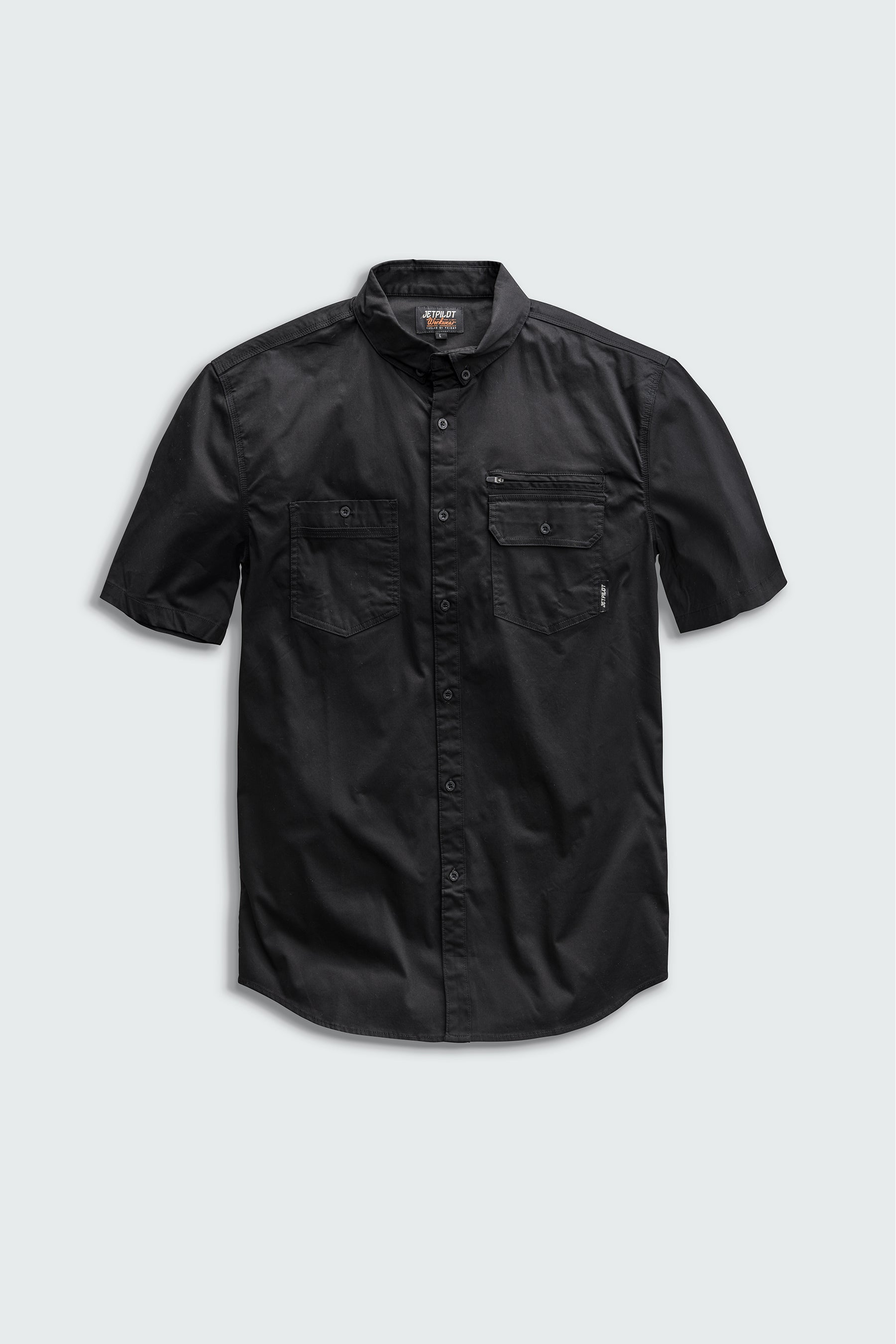 Fueled Mens Short Sleeve Shirt - Black