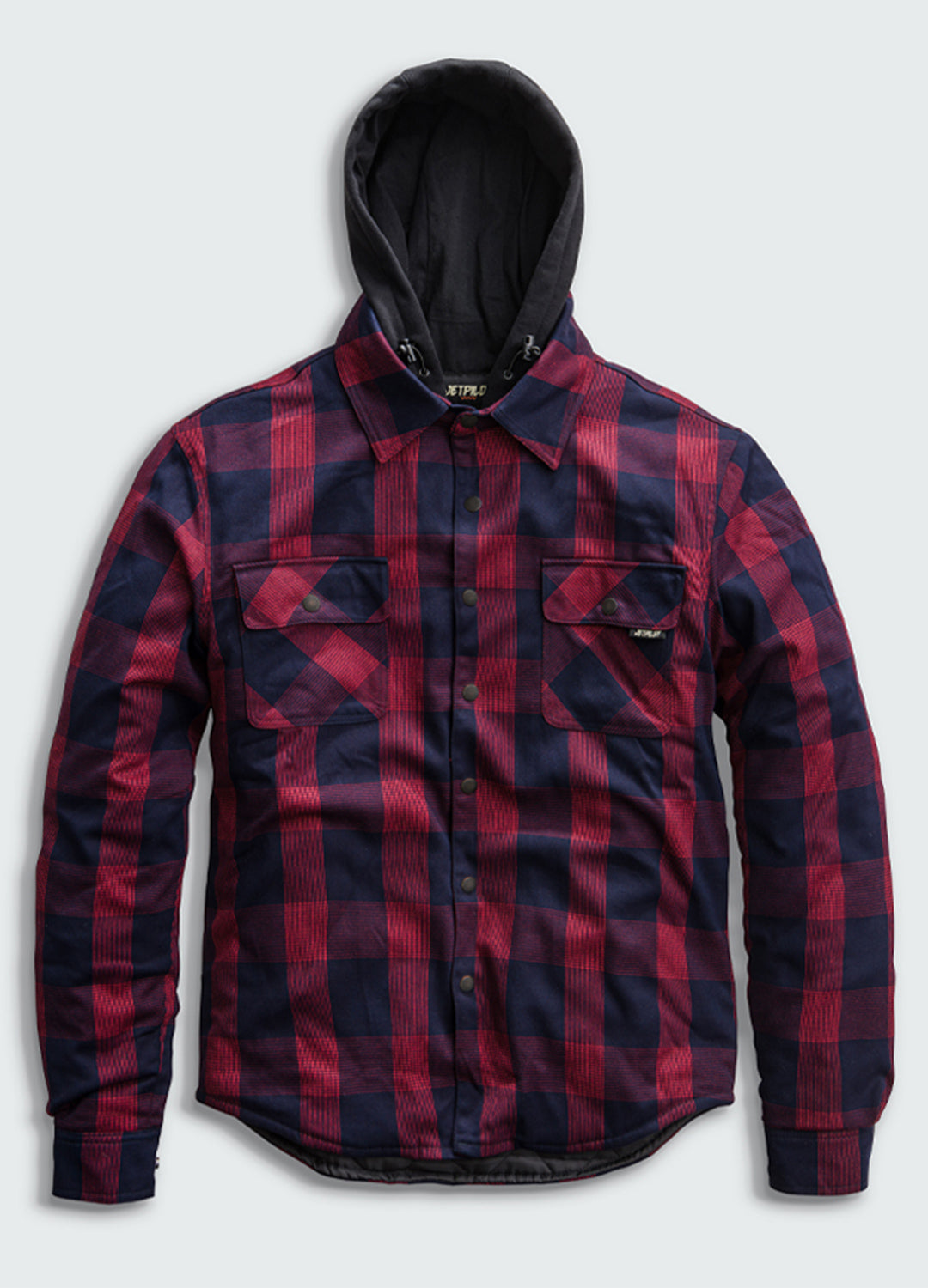 Quilted Flannel Jacket - Red