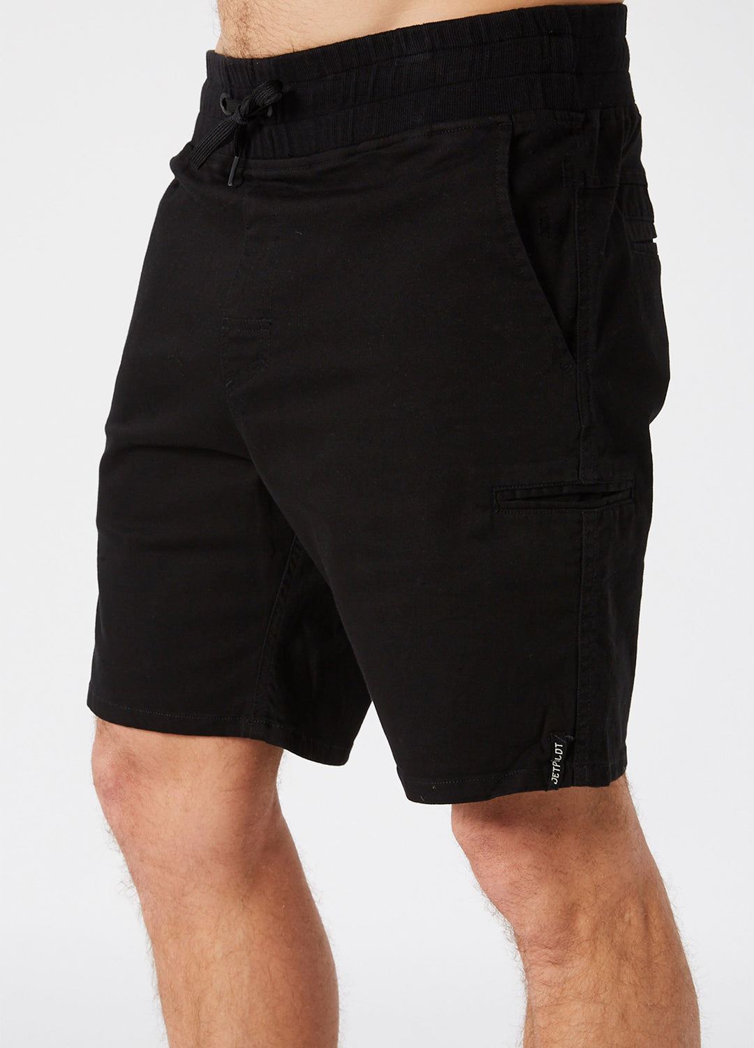 Jetpilot Stretched Out Mens Walkshort - Black - photo 3 — image 2