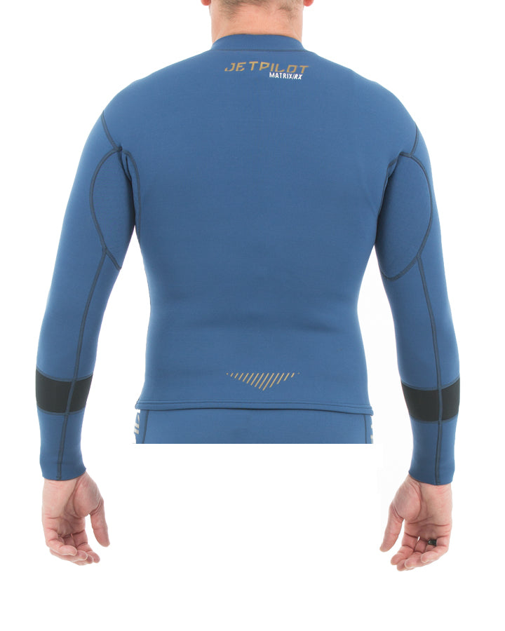 Jetpilot Rx Mens Race Jacket - Navy/Gold