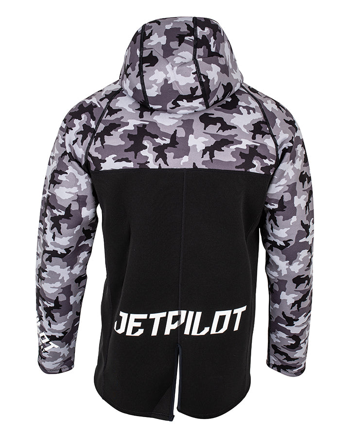 Jetpilot Mens Flight Hooded Tour Coat - Camo