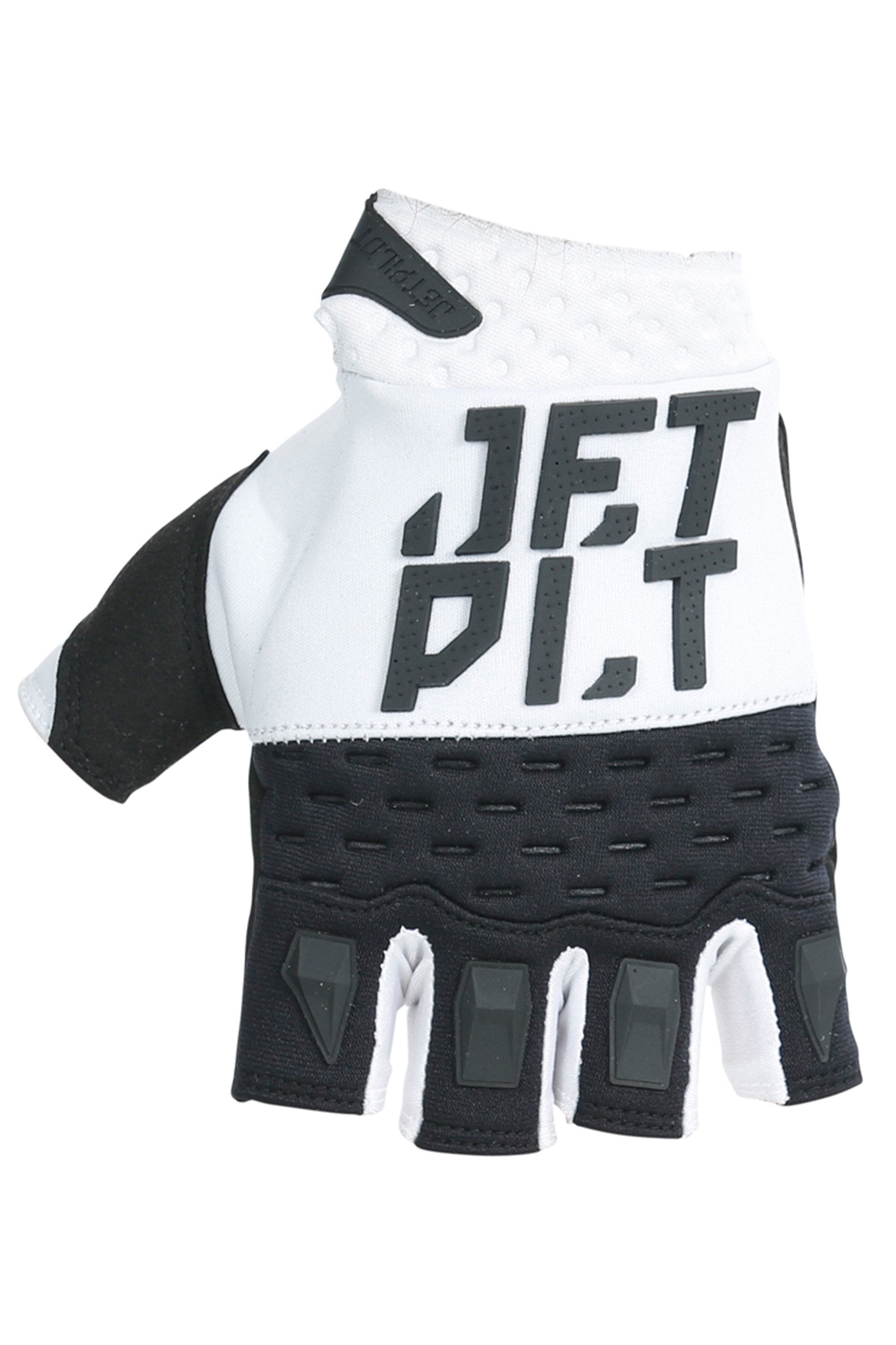 Jetpilot Rx Short Finger Race Glove - White Black