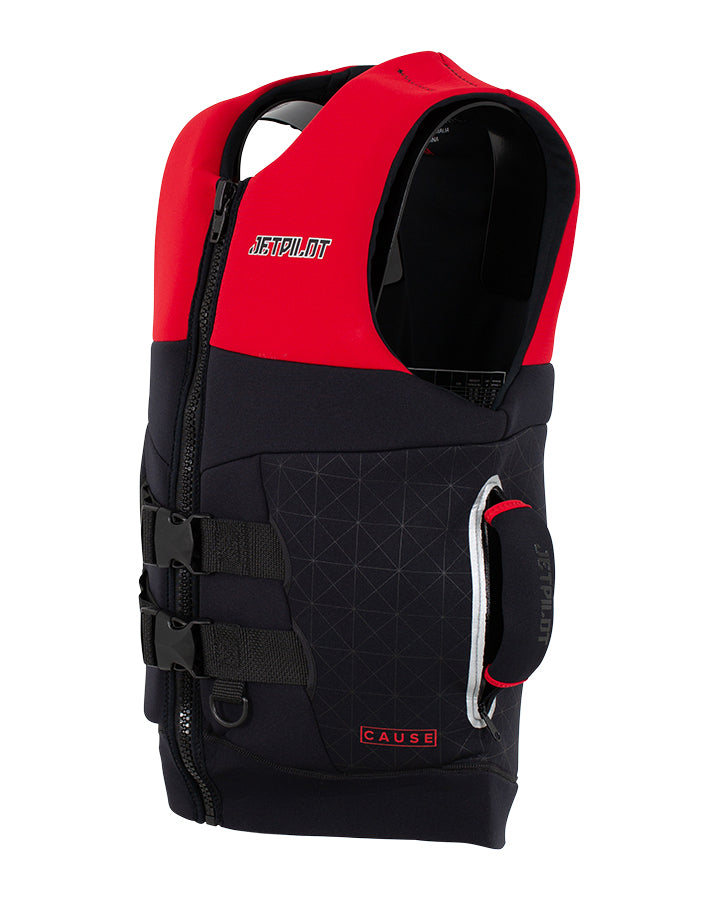 JETPILOT CAUSE MENS LIFE JACKET RED L50 - SIDE