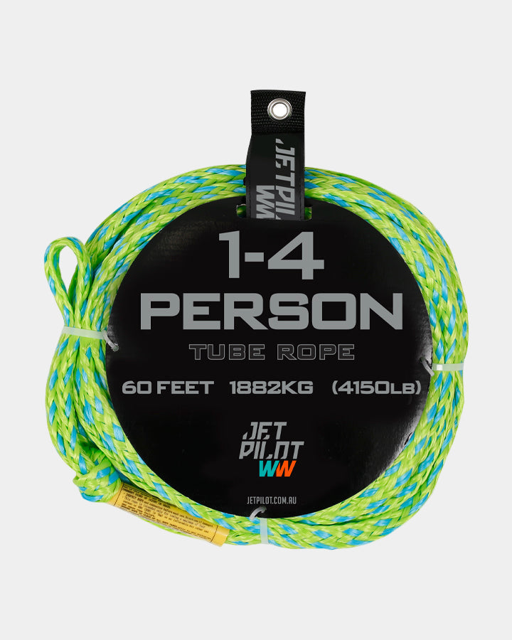 Jetpilot 1-4 Person Tube Rope - Green