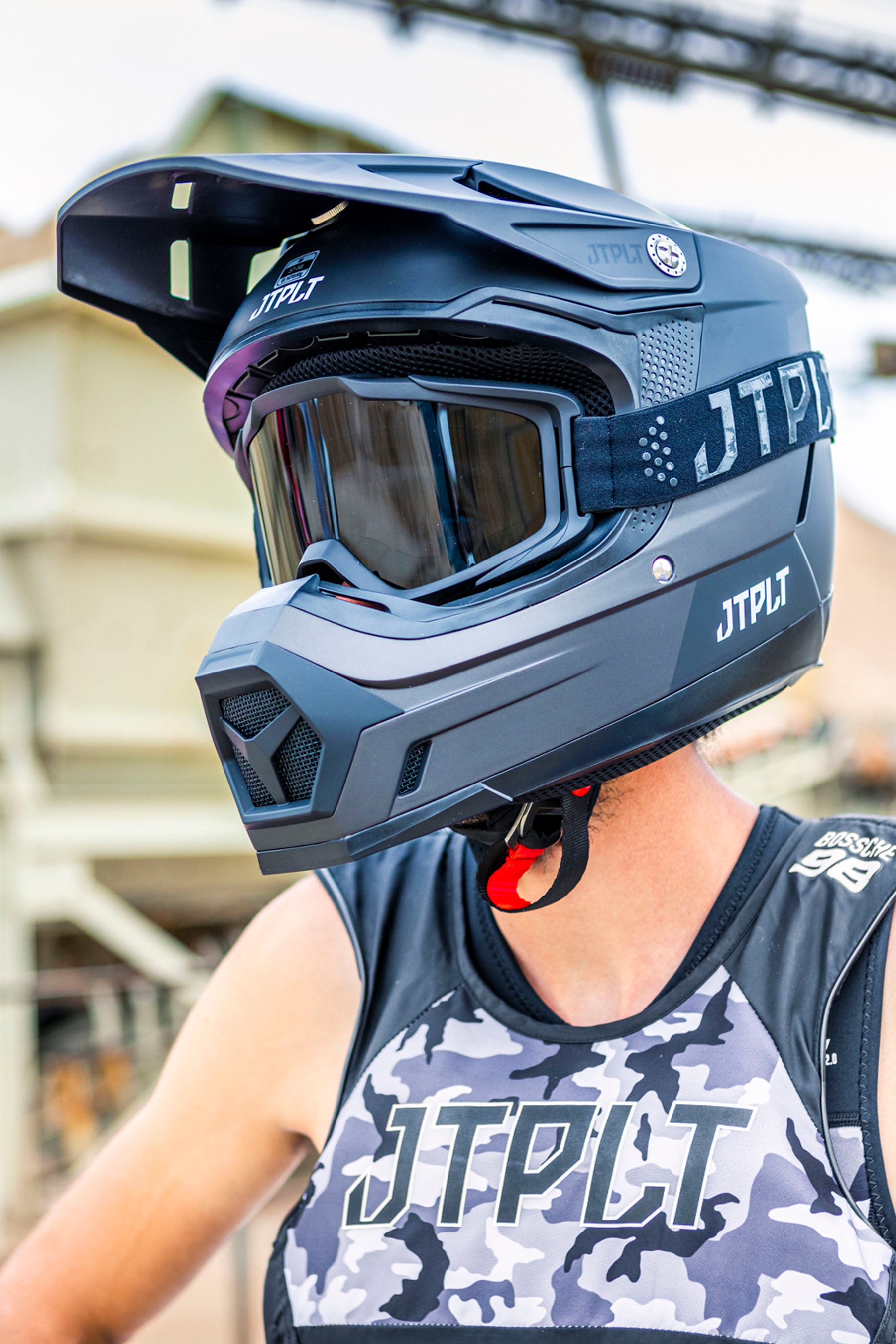 Jetpilot Vault Race Helmet - Black