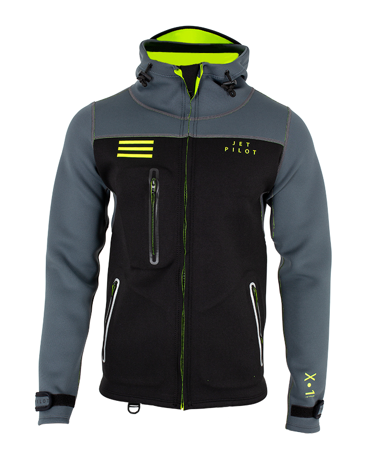 Jetpilot Mens X1 Tour Coat - Black/Charcoal