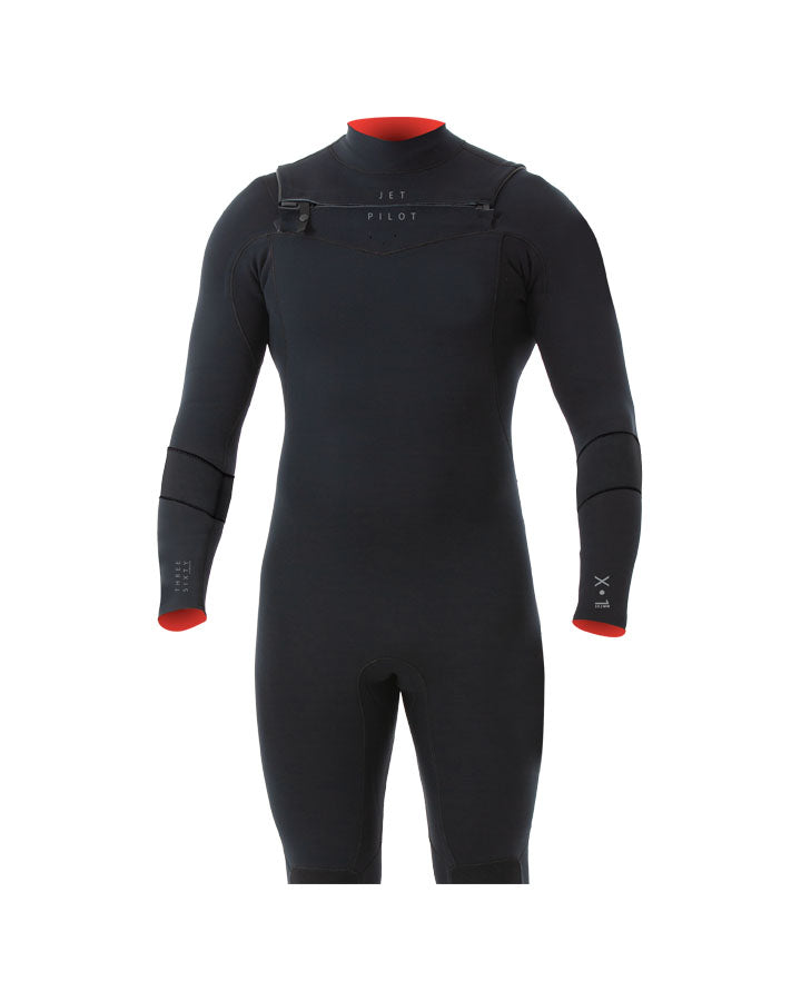 Jetpilot X1 2X2 L/S Cz Spring Gbs Mens Wetsuit - Black