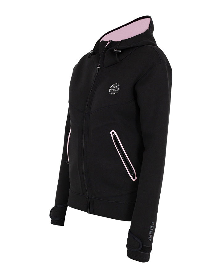 Jetpilot Ladies 2MM Ladies Flight Tour Coat Black 3