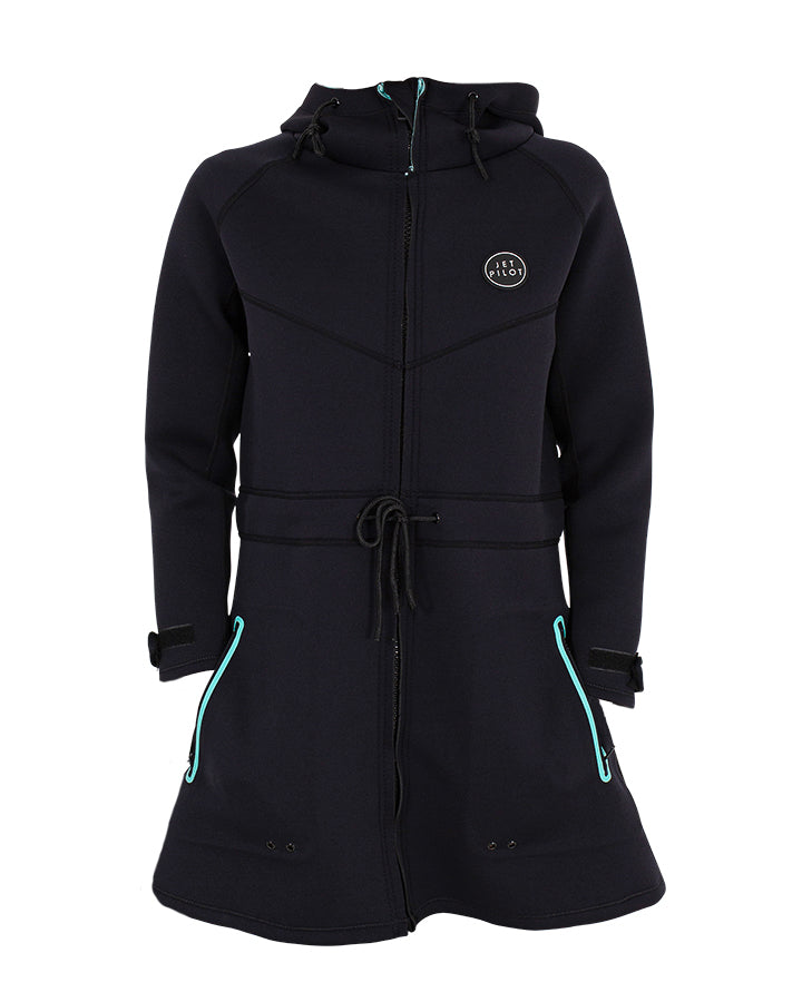 Jetpilot Venture Ladies Long Tour Coat Black