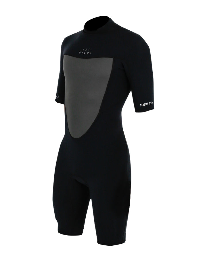Jetpilot Flight Youth 2/2Mm Short Sleeve Springsuit - Black/Black - photo 3 — view 02 (3)