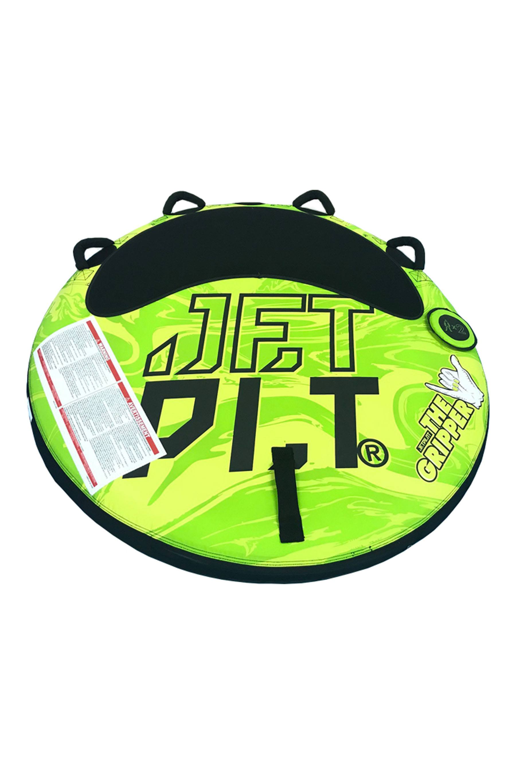 Jetpilot Gripper 2 Round Towable - Green/Yellow