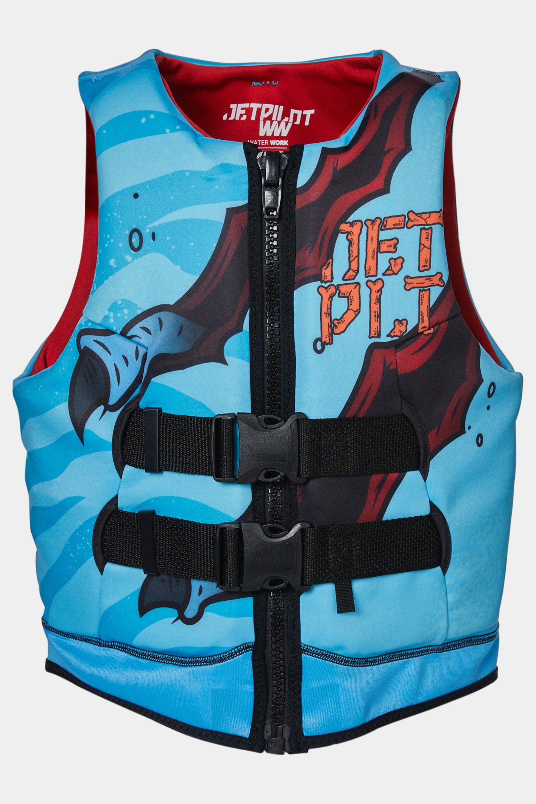 Jetpilot Boys Rex Youth Cause Neo Life Jacket Blue
