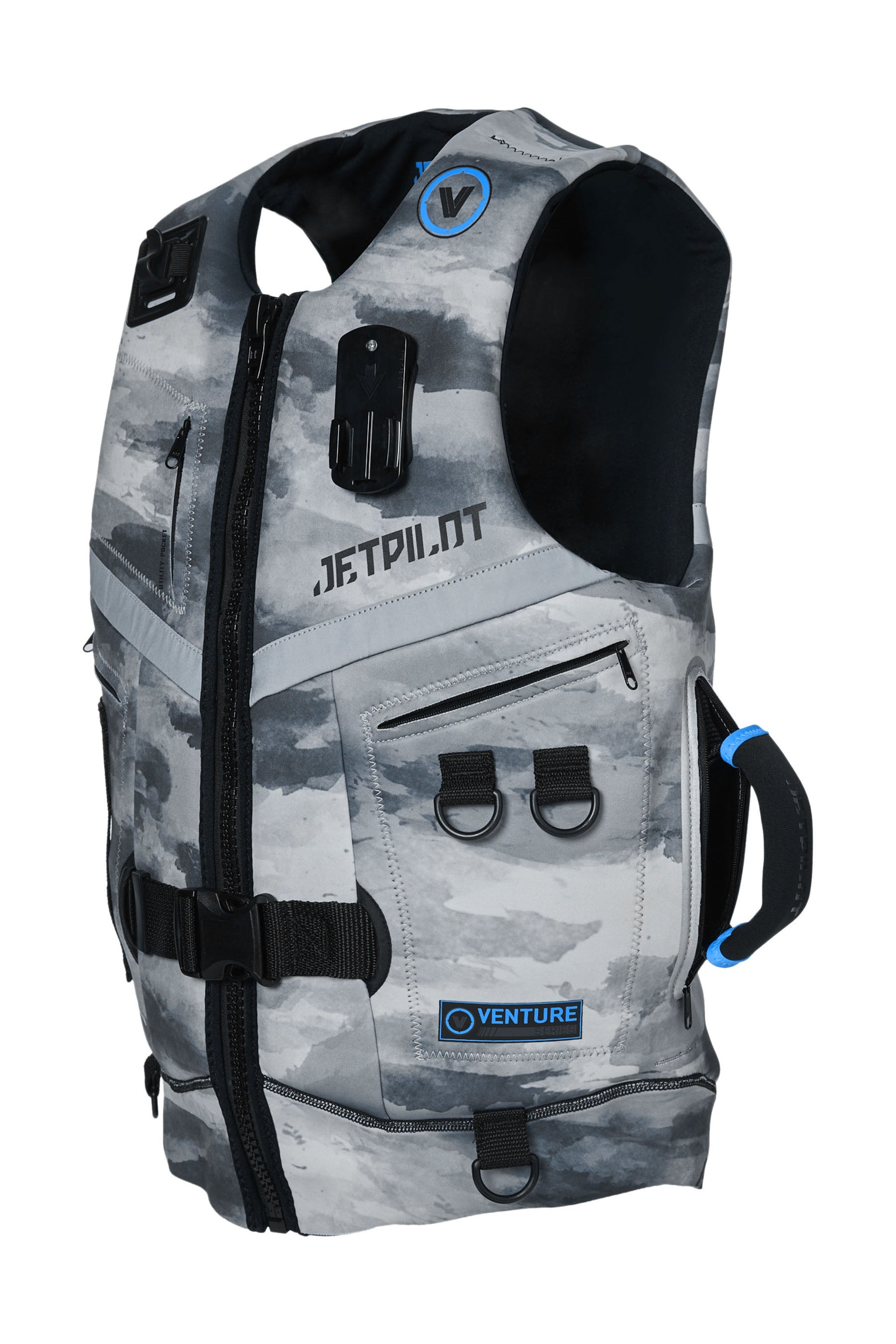 Venture Mens Neo Life Jacket Grey/Camo 4