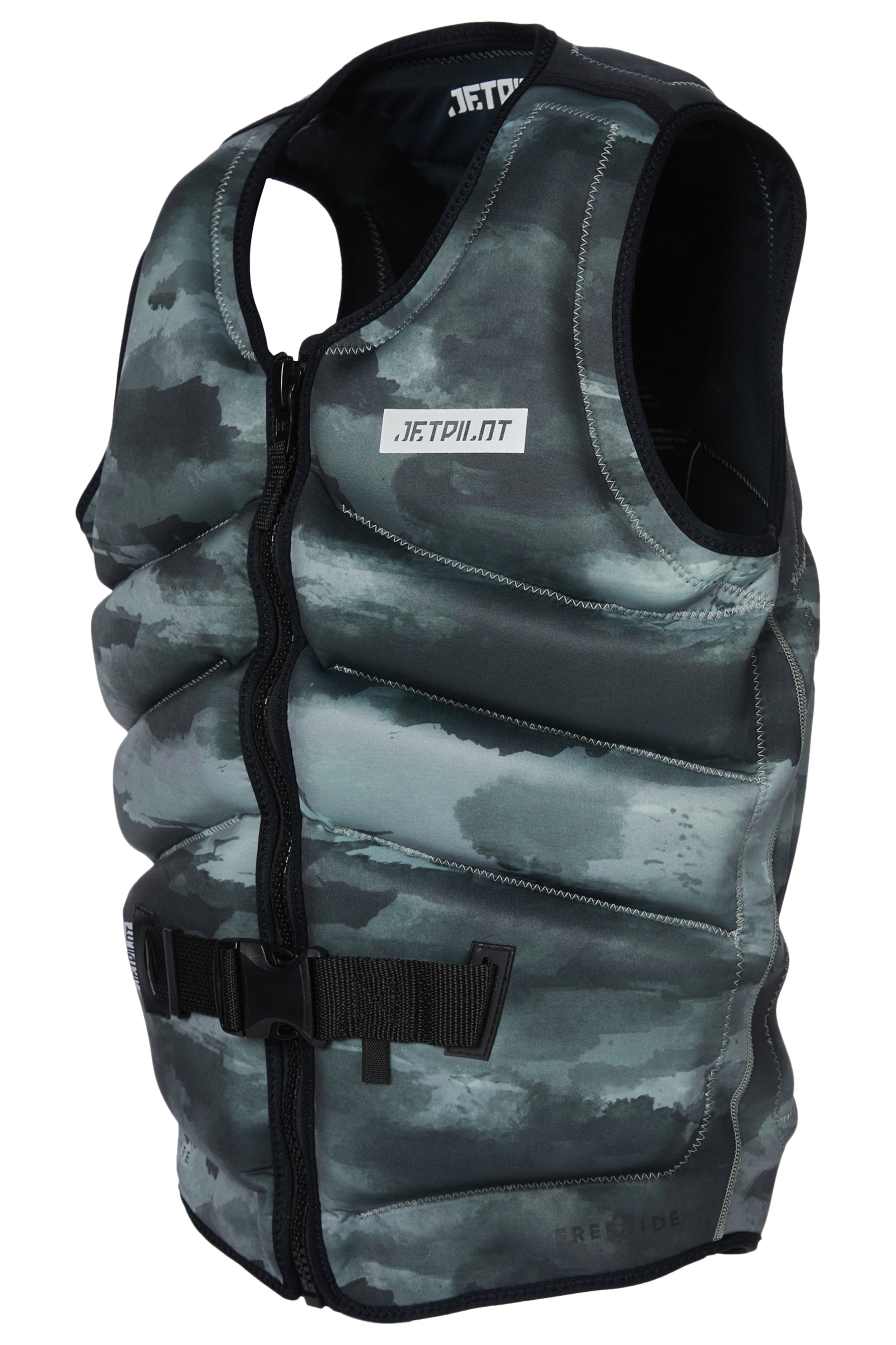 Jetpilot Freeride Mens Life Jacket Green Camo 2