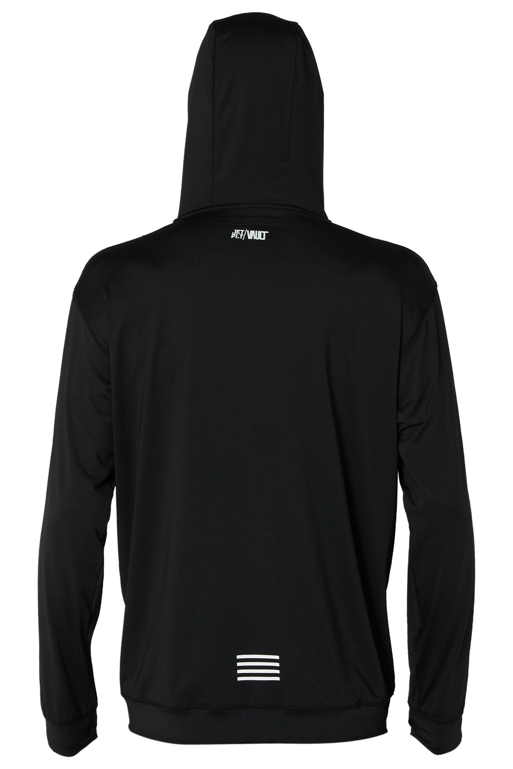 Rx Vault Mens Fz Hooded Rashie Black 4