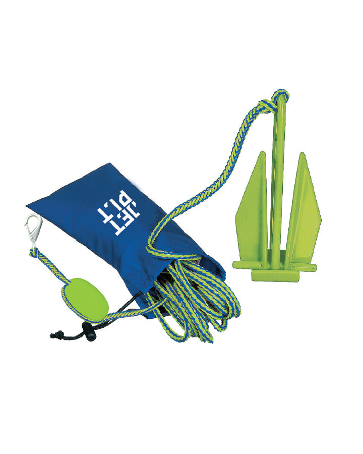 Jetpilot Lightweight Fluke Anchor - Blue/Lime