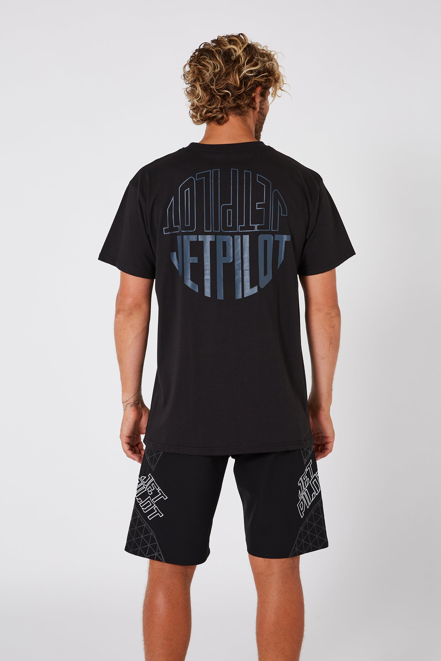 Jetpilot Flipped Unisex S/S Tee - Black