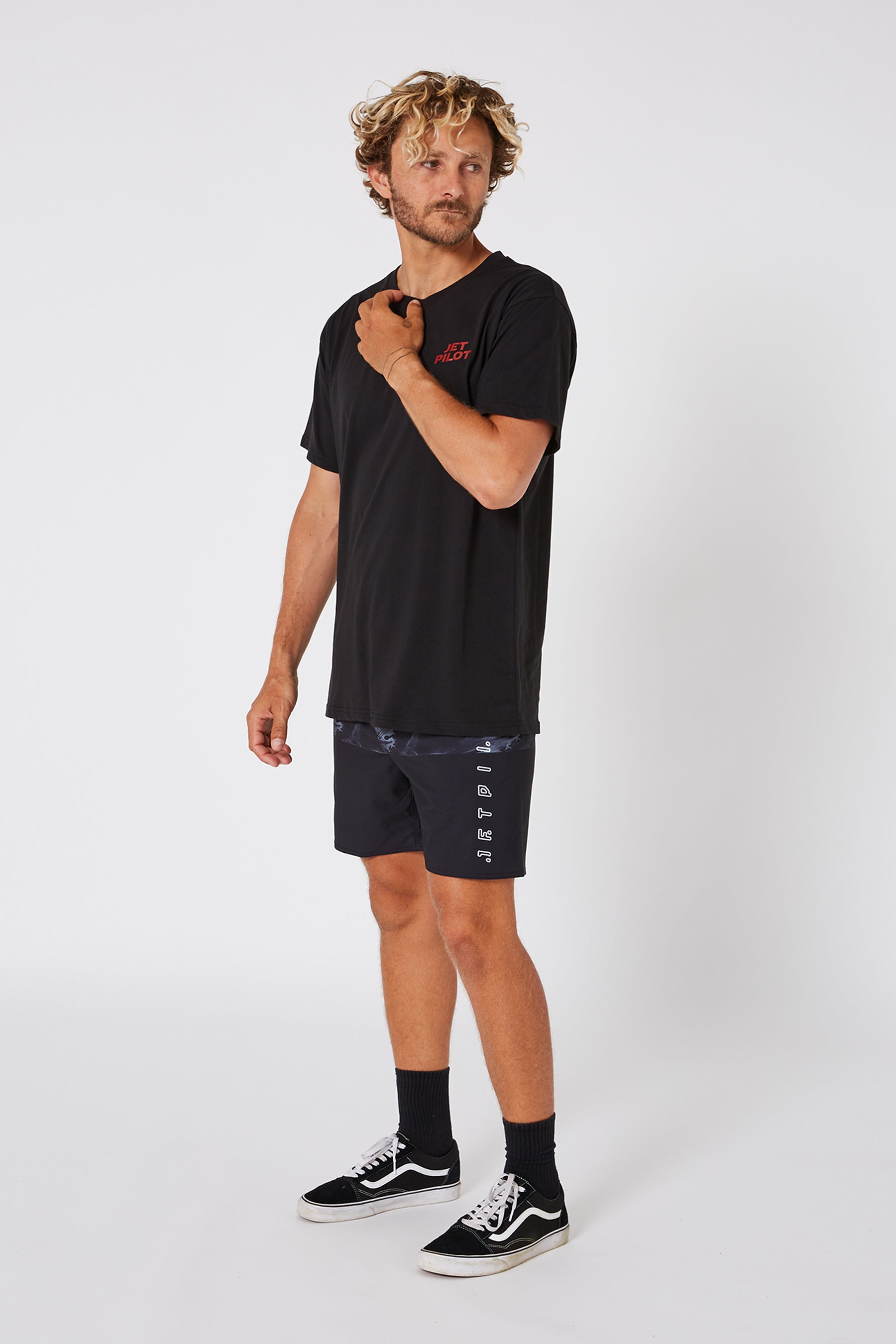 Jetpilot Keg Fishin Mens S/S Tee - Black