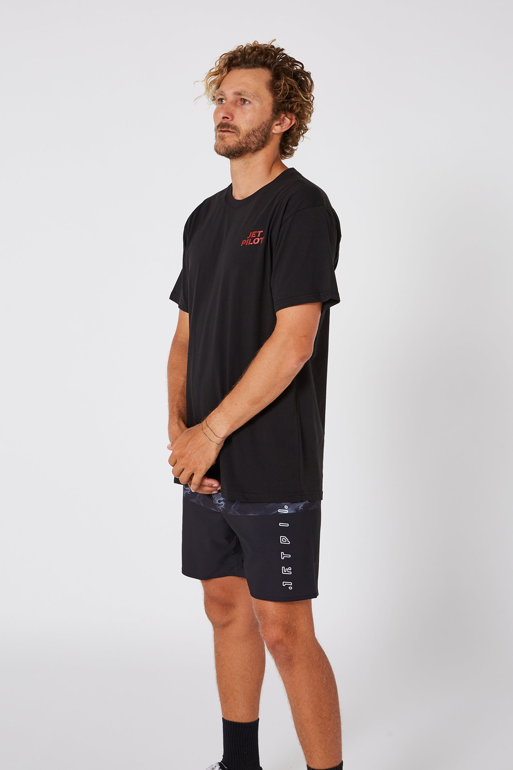 Jetpilot Keg Fishin Mens S/S Tee - Black