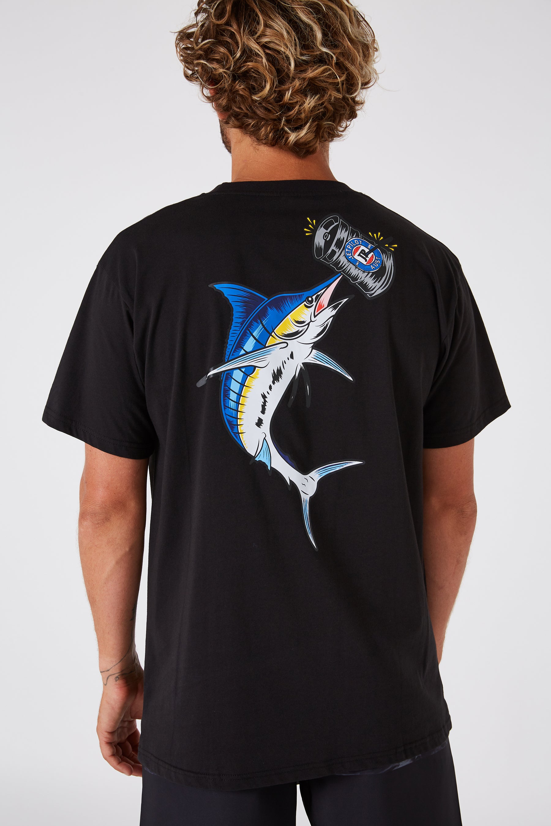 Jetpilot Keg Fishin Mens S/S Tee - Black