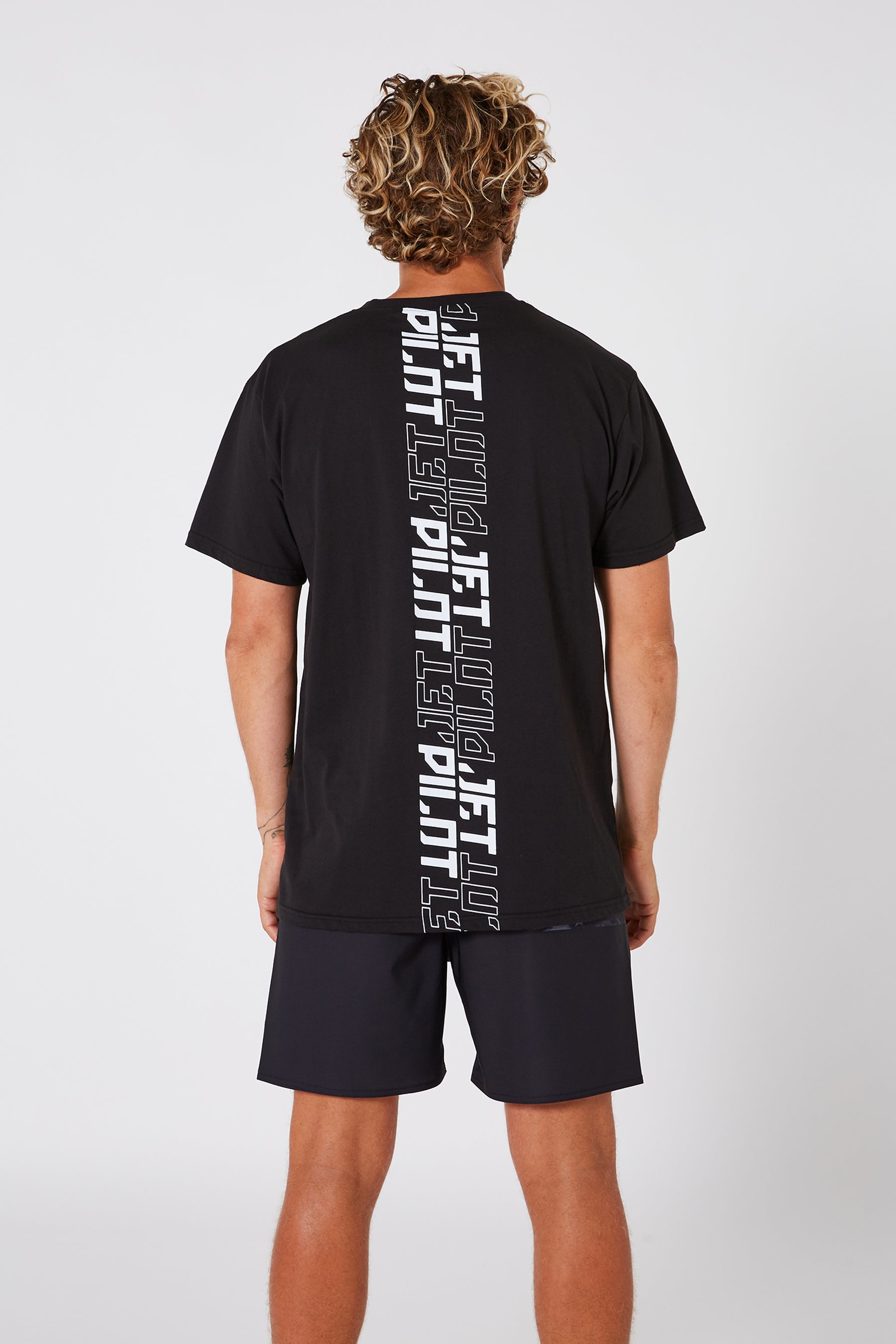 Jetpilot Central Mens S/S Tee - Black