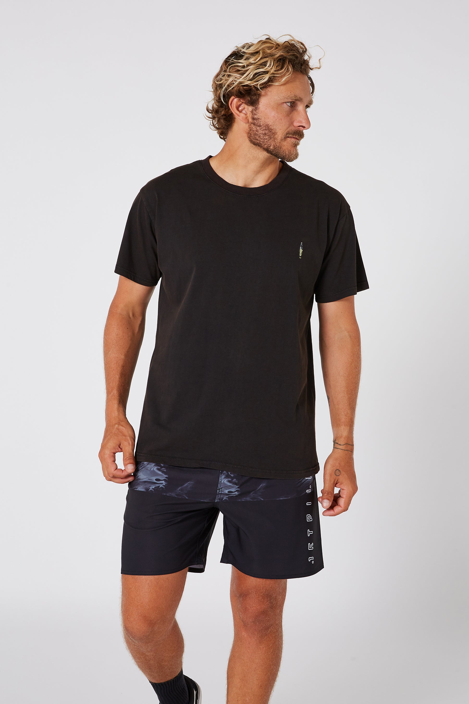 Jetpilot Sparked Mens S/S Tee - Black