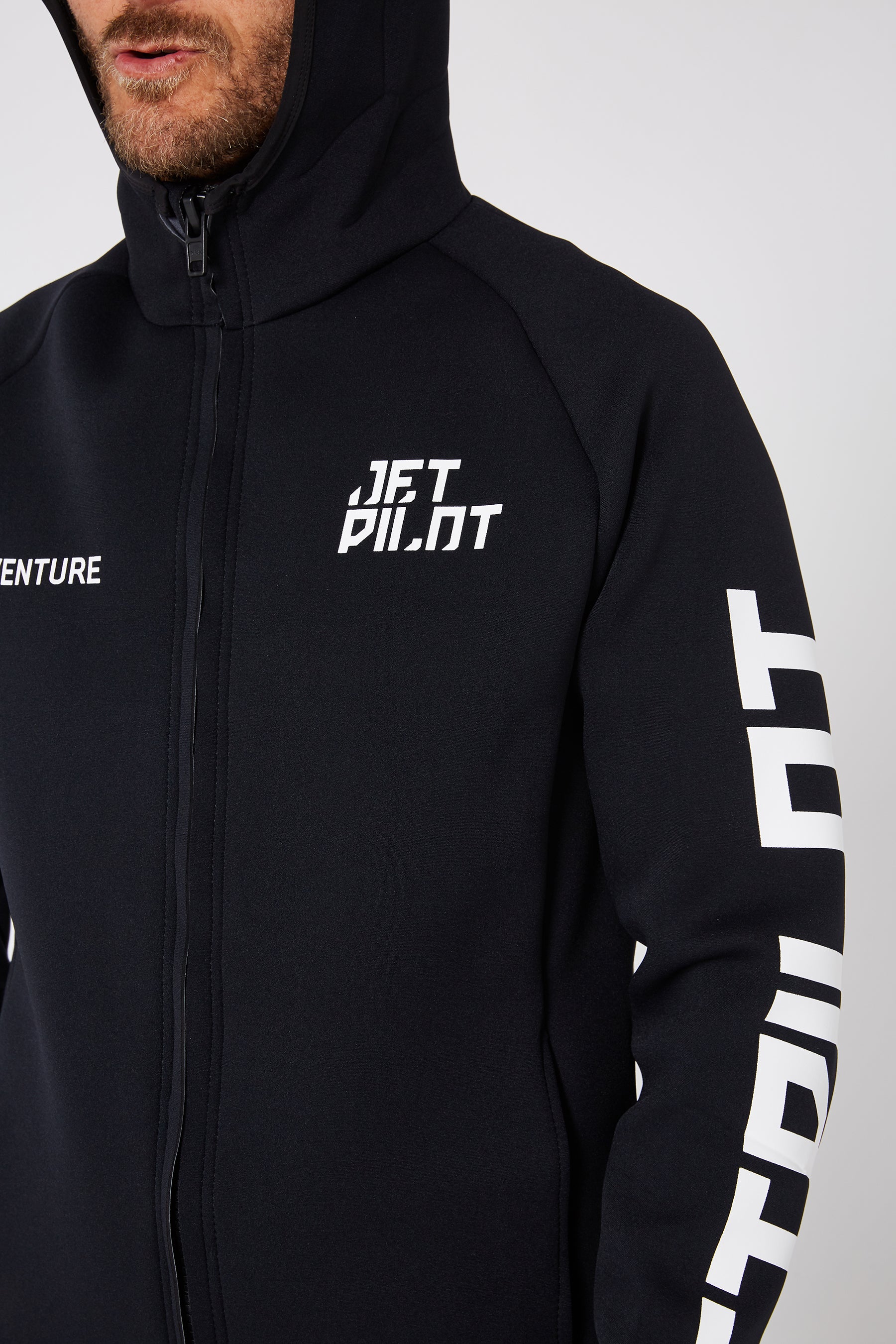 Jetpilot Venture Mens Long Tour Coat - Black