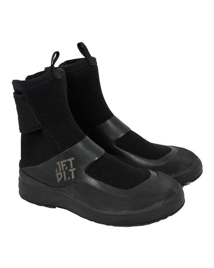 Jetpilot Mens Turbo Rear Zip Neo Boots - Black