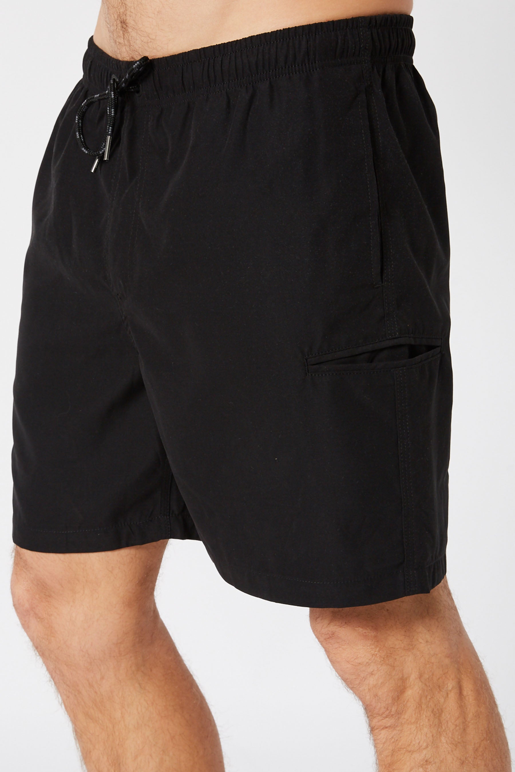 JP Elasticated Short - Black