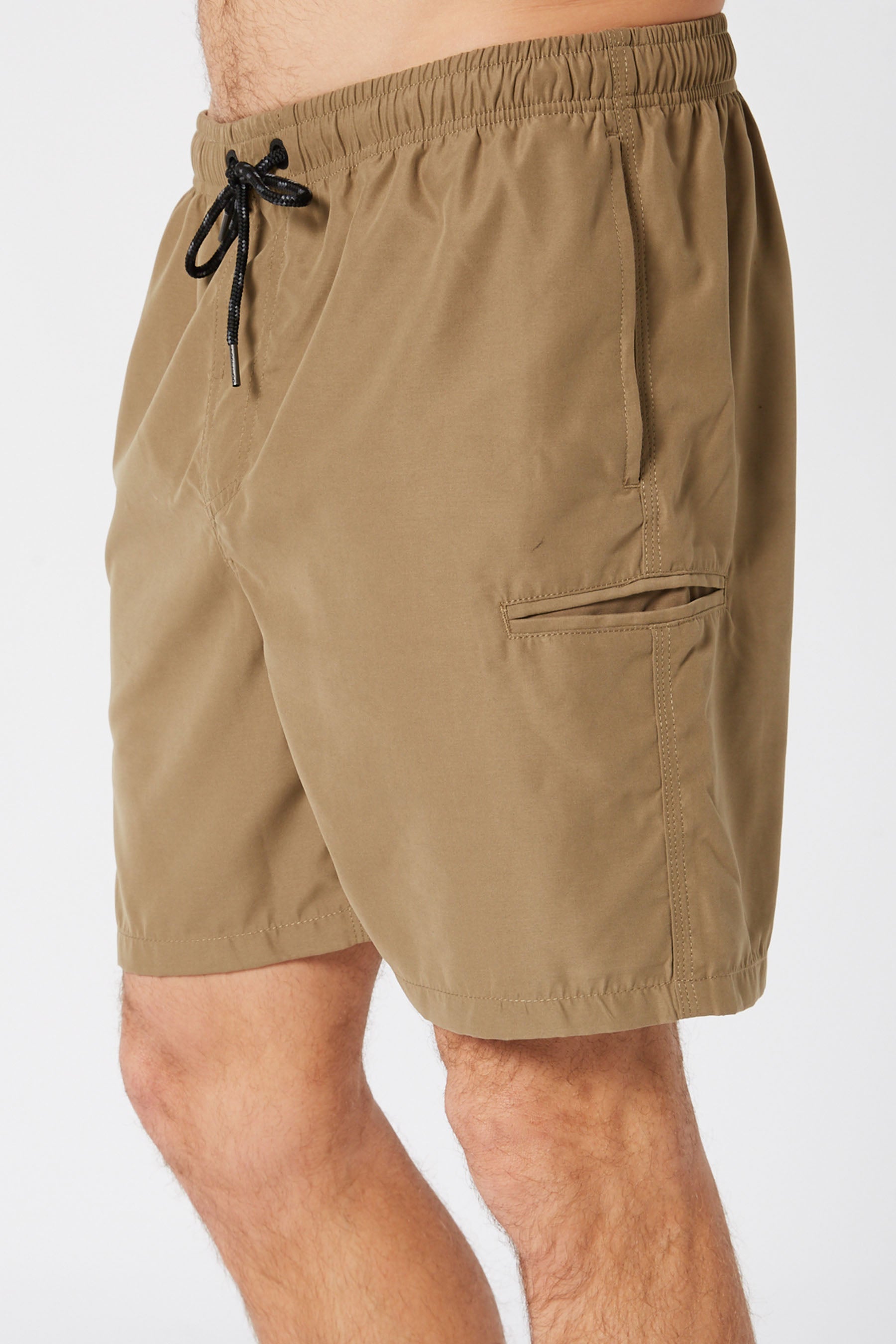 Jetpilot Elasticated Mens Short - Khaki - photo 3 — view 02 (3)