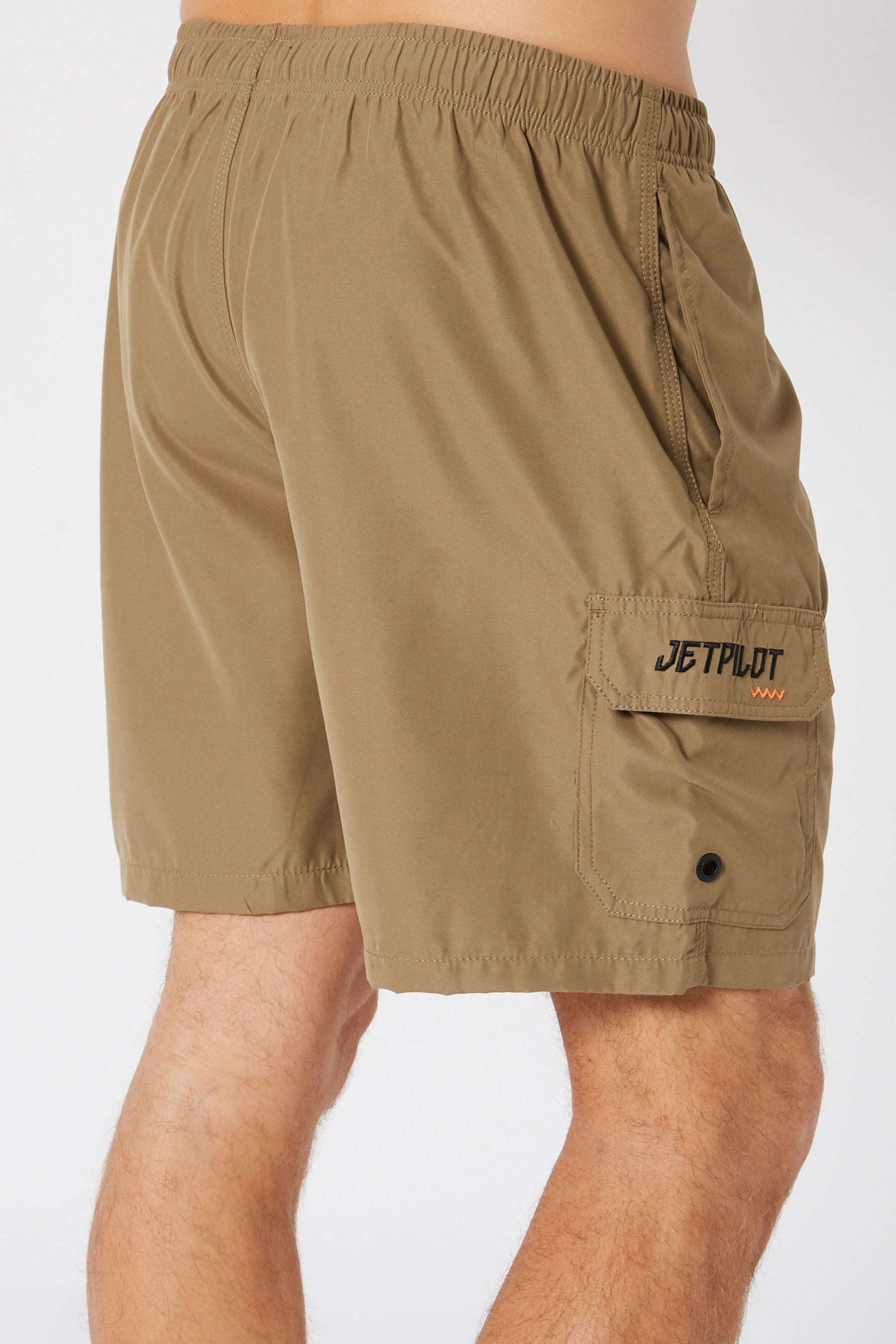 Jetpilot Elasticated Mens Short - Khaki