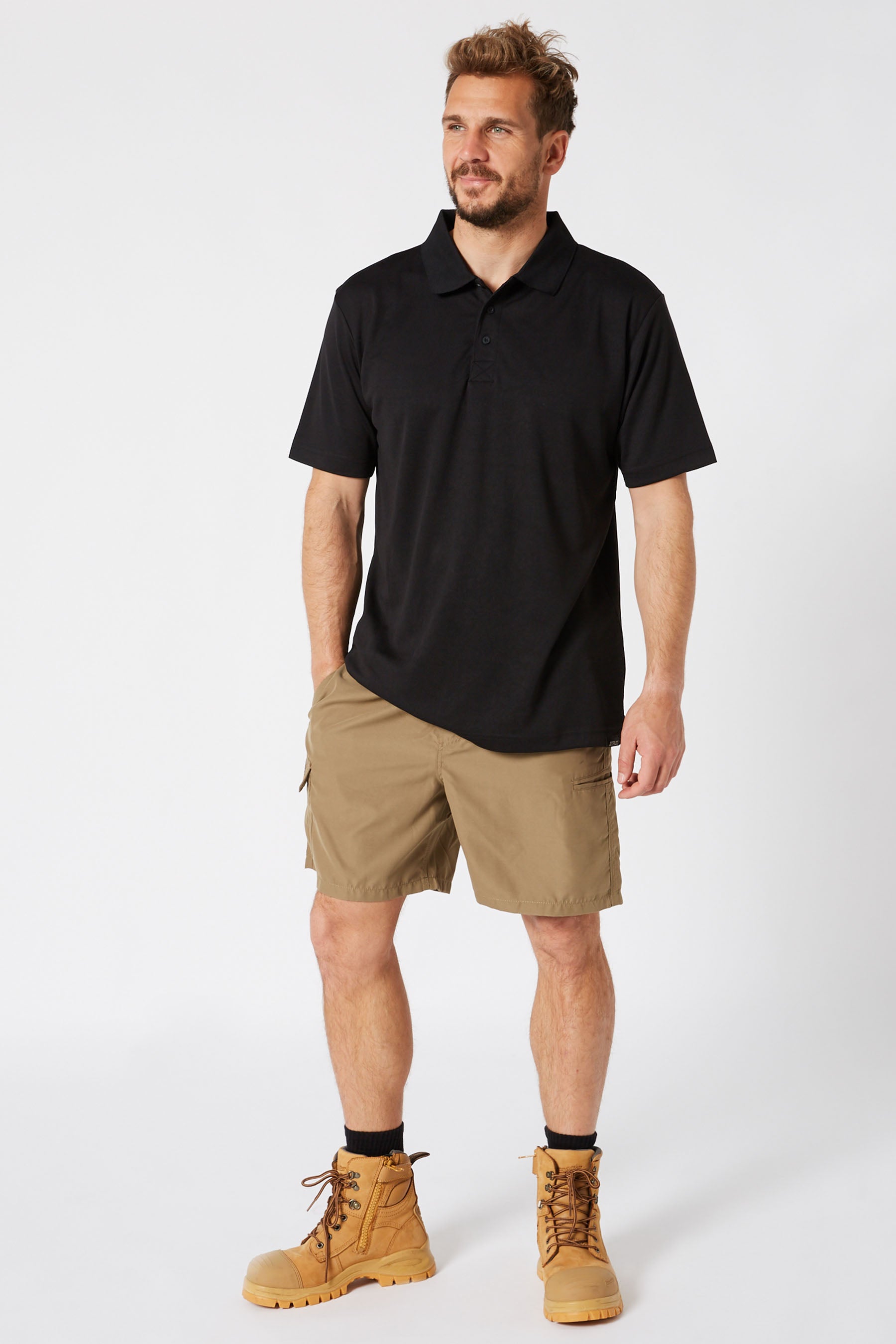 Jetpilot Elasticated Mens Short - Khaki - photo 2 — view 06 (3)