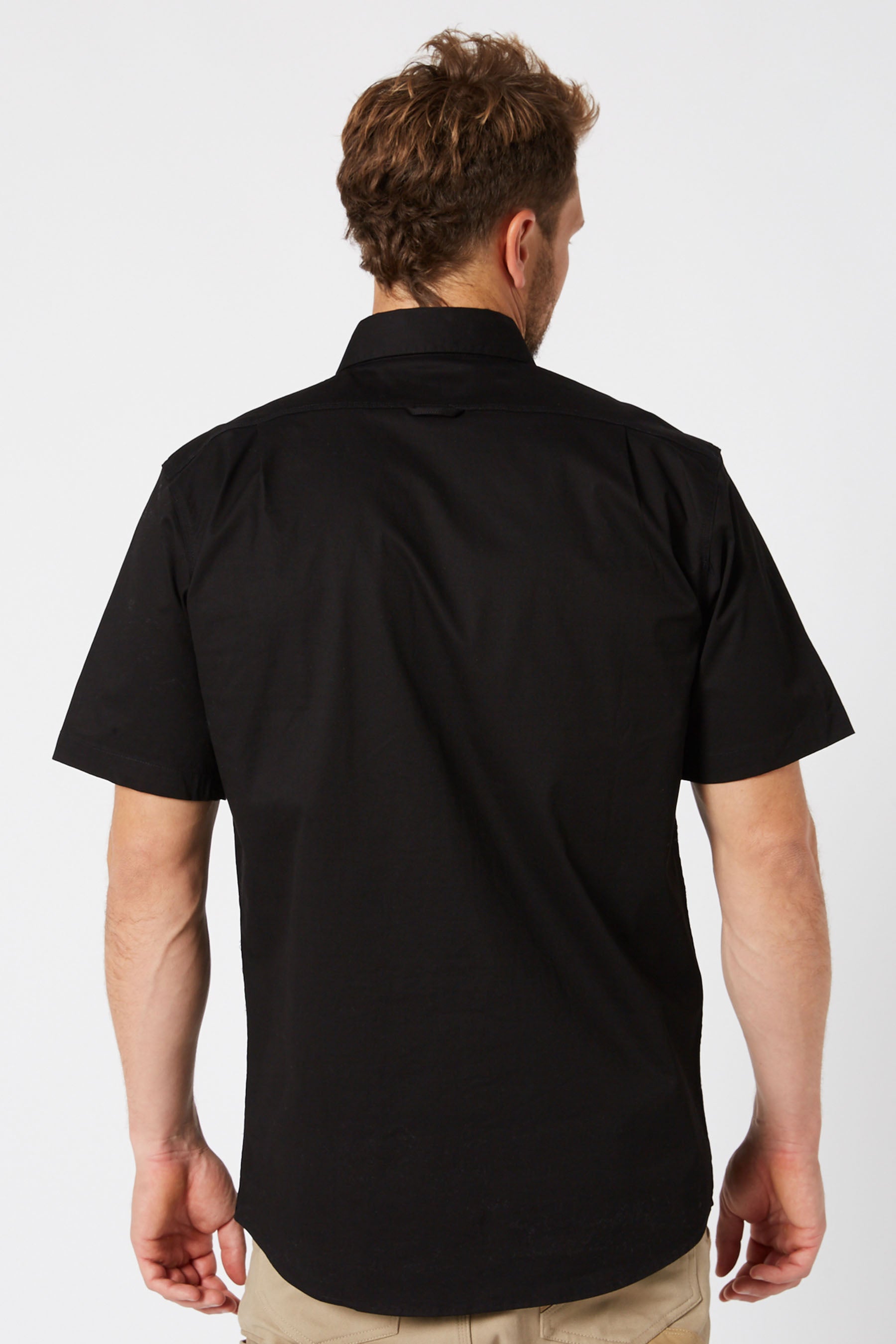 Fueled Mens Short Sleeve Shirt - Black