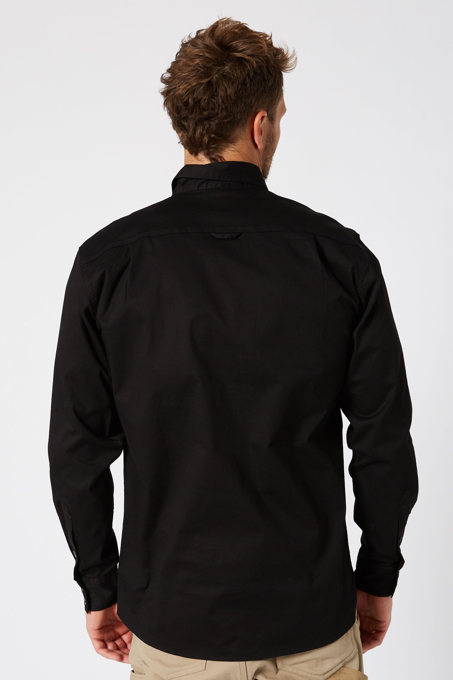 Jetpilot Fueled Mens Long Sleeve Shirt - Black - photo 3 — view 03 (4)