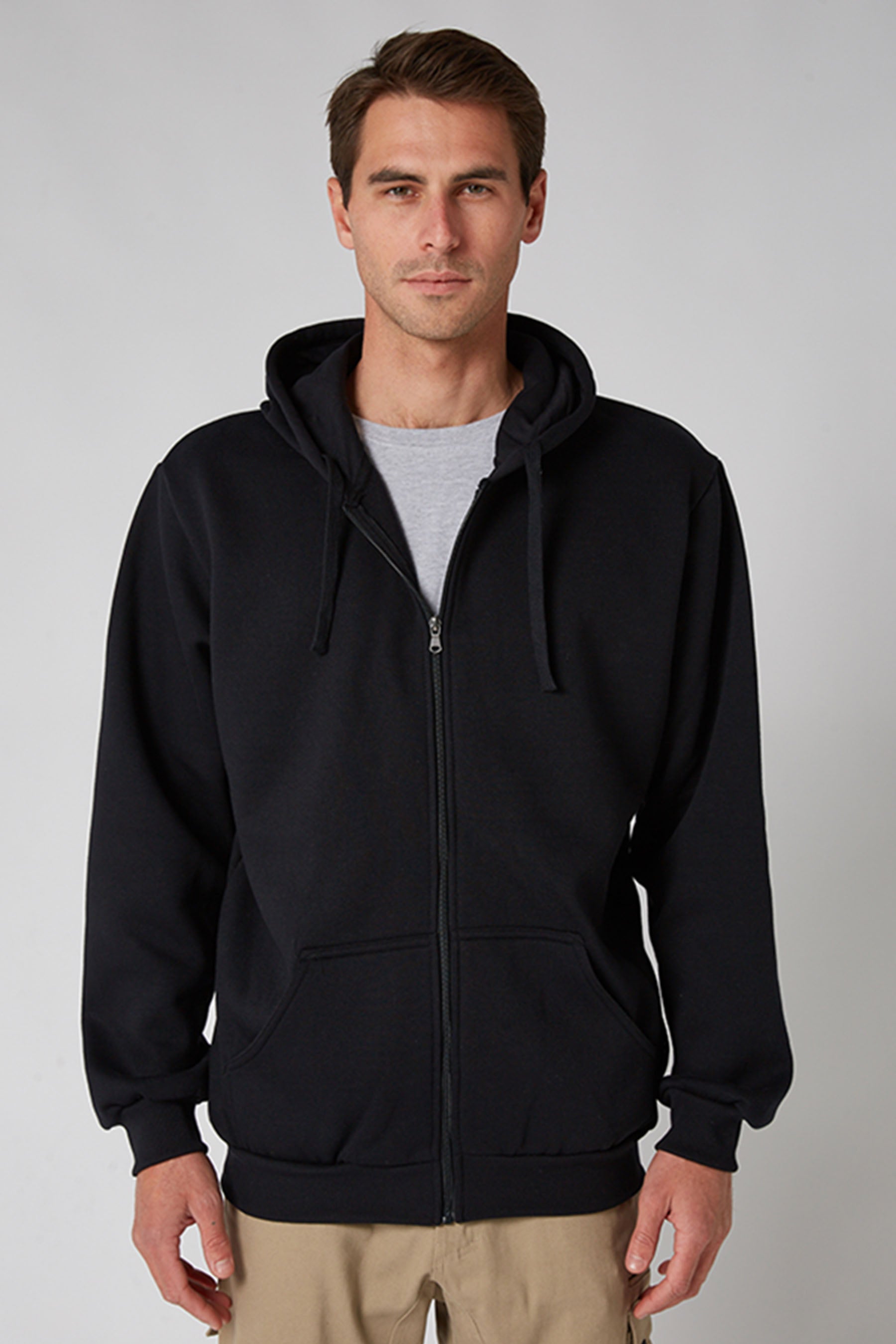 Fueled 2 Mens Zip Up Hoodie - Black