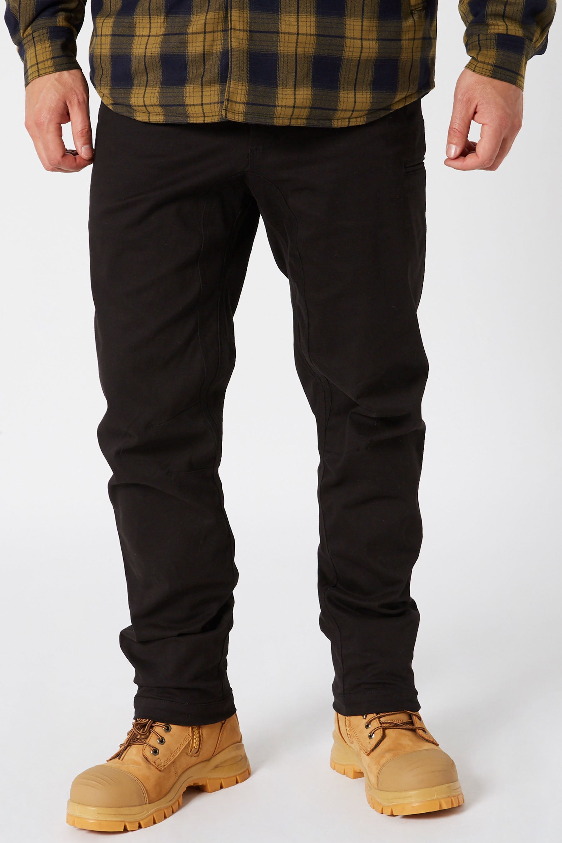 Jetpilot 5 Day Chino Mens Pant - Black — view 01 (3)